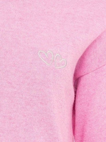 Zwillingsherz Pullover "Doppelherz" in Rosa