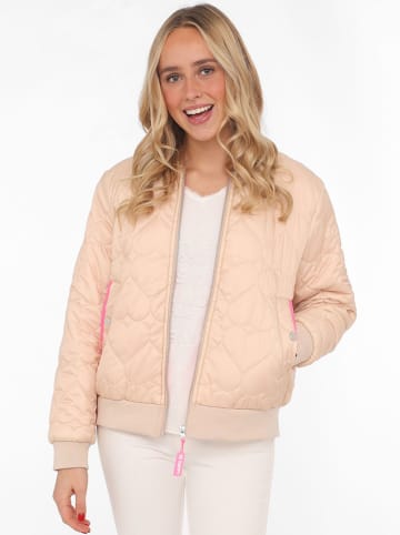 Zwillingsherz Steppjacke "Love" in Beige
