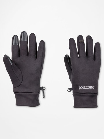 Marmot Funktionshandschuhe "Power Stretch Connect" in Schwarz in Schwarz
