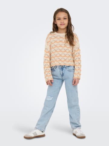 KIDS ONLY Sweter w kolorze beżowym
