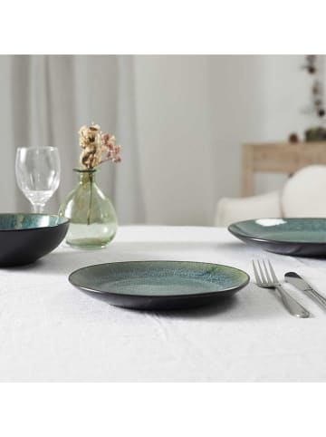 every ware 6er-Set: Dessertteller in Blau/ Grün - Ø 19,5 cm