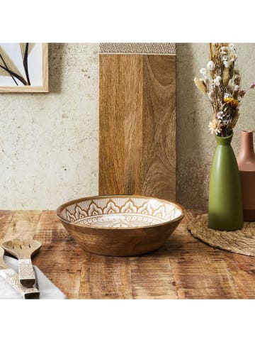 Ethnical Life Schüssel in Braun/ Beige - Ø 28 cm