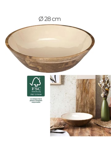 Ethnical Life Schüssel in Braun/ Beige - Ø 28 cm