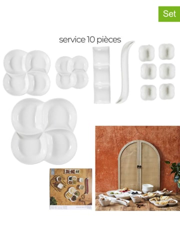 Ethnical Life 10tlg. Schalen-Set in Weiß
