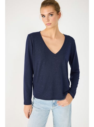 NO MATTER WHAT Longsleeve in Dunkelblau