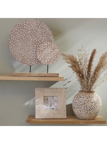 Today Decoratief object "Mango Wood'' beige/wit - (L)30,5 x (B)40 cm