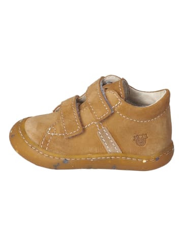 PEPINO Leder-Sneakers in Hellbraun