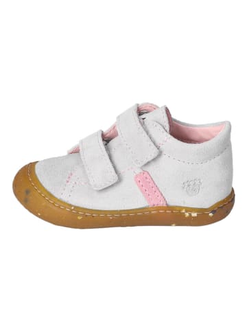 PEPINO Leder-Sneakers in Grau/ Rosa