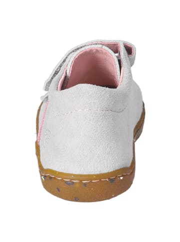 PEPINO Leder-Sneakers in Grau/ Rosa