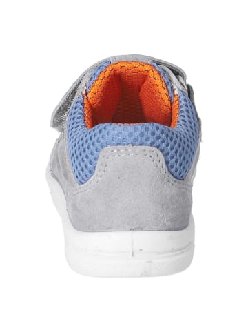 PEPINO Leder-Sneakers in Grau/ Hellblau