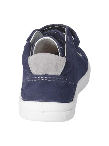 PEPINO Leder-Boots in Dunkelblau