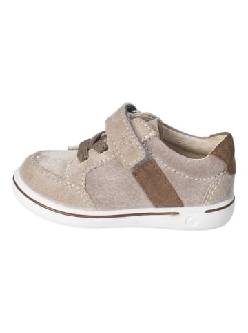 PEPINO Leder-Sneakers in Hellbraun