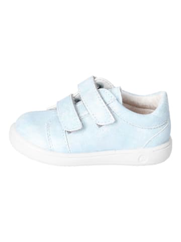 PEPINO Leder-Sneakers in Hellblau