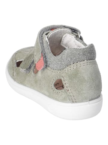 PEPINO Leren enkelsandalen grijs
