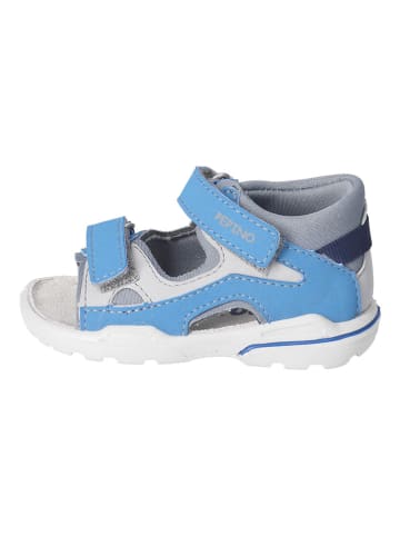 PEPINO Sandalen in Grau/ Hellblau