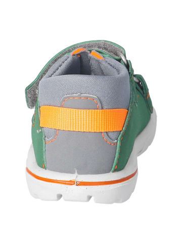 PEPINO Sandalen in Grau/ Grün