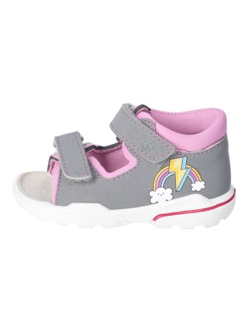 PEPINO Sandalen in Grau/ Rosa