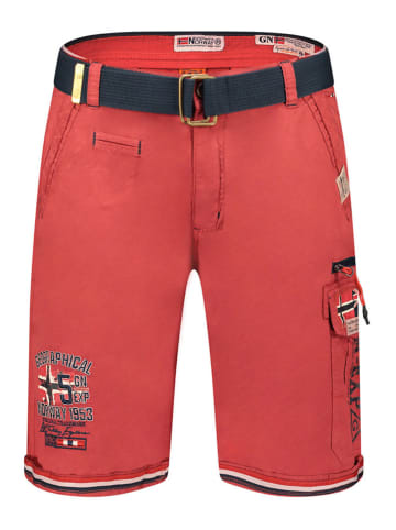 Geographical Norway Cargobermudas "Parodie" in Rot