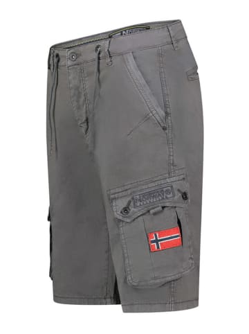 Geographical Norway Bermudy "Phenix" w kolorze antracytowym