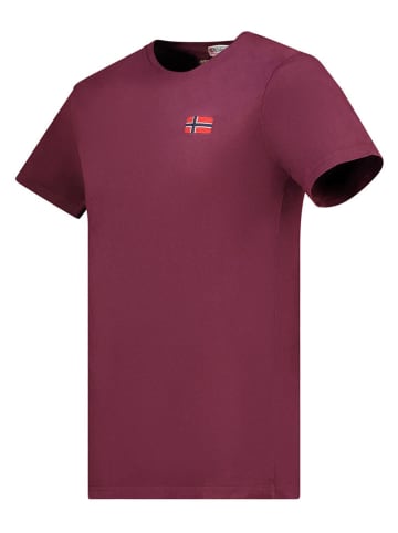 Geographical Norway Shirt "Jactus" in Bordeaux