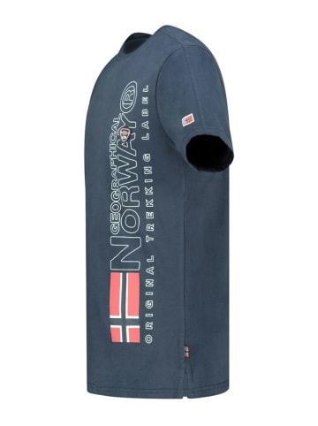 Geographical Norway Shirt "Jogo" in Dunkelblau