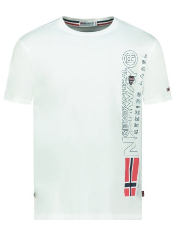 Geographical Norway Koszulka "Jogo" w kolorze białym