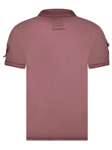 Geographical Norway Koszulka polo "Kinflat" w kolorze bordowym