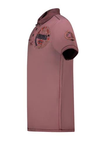Geographical Norway Koszulka polo "Kinflat" w kolorze bordowym