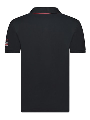Geographical Norway Koszulka polo "Kason" w kolorze czarnym