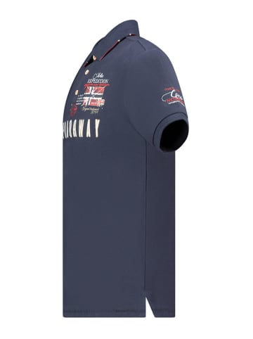 Geographical Norway Koszulka polo "Kason" w kolorze granatowym