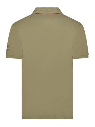Geographical Norway Koszulka polo "Kason" w kolorze khaki