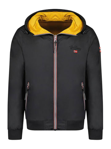 Geographical Norway Dwustronna kurtka przejściowa "Arrivial" w kolorze żółto-czarnym