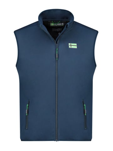 Geographical Norway Softshellbodywarmer "Vesk" donkerblauw