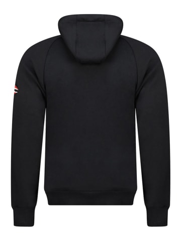 Geographical Norway Hoodie "Gexpe" in Schwarz