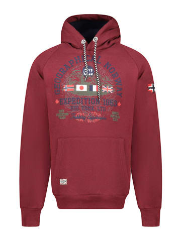 Geographical Norway Bluza "Gexpe" w kolorze bordowym