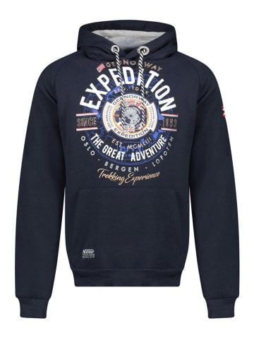 Geographical Norway Hoodie "Galdemar" in Dunkelblau
