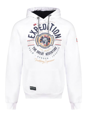 Geographical Norway Hoodie "Galdemar" wit