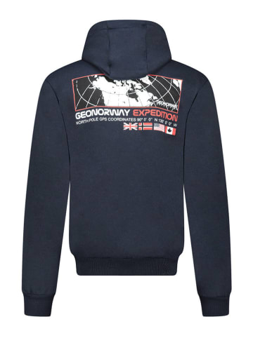Geographical Norway Bluza "Golme" w kolorze granatowym