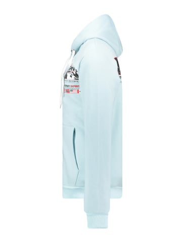 Geographical Norway Bluza "Golme" w kolorze błękitnym