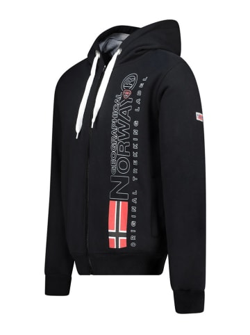 Geographical Norway Sweatvest "Fogora" zwart
