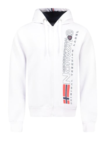 Geographical Norway Sweatvest "Fogora" wit