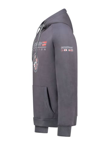 Geographical Norway Hoodie "Gvick" grijs