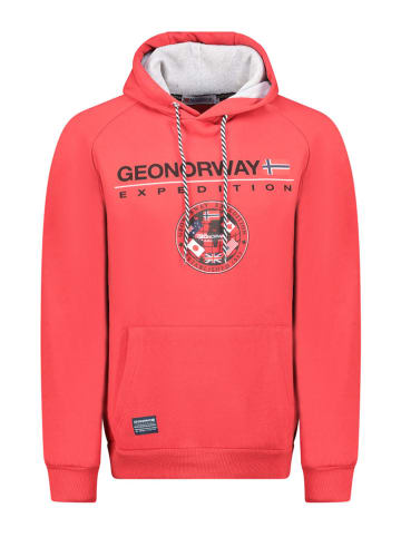 Geographical Norway Hoodie "Gvick" rood