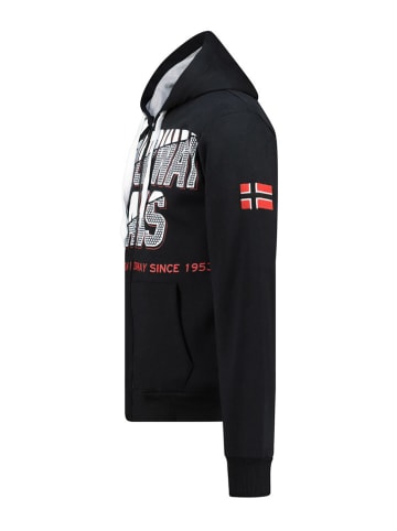 Geographical Norway Sweatvest "Gasper" zwart