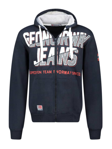 Geographical Norway Bluza "Gasper" w kolorze granatowym