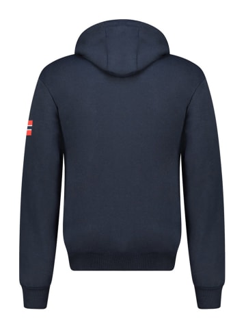 Geographical Norway Sweatvest "Gasper" donkerblauw