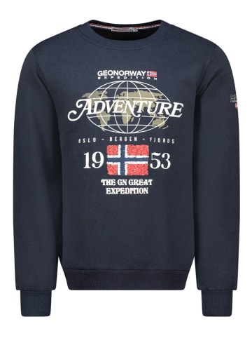 Geographical Norway Sweatshirt "Golkovitz" in Dunkelblau