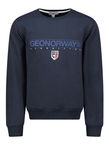Geographical Norway Sweatshirt "Gotrun" in Dunkelblau
