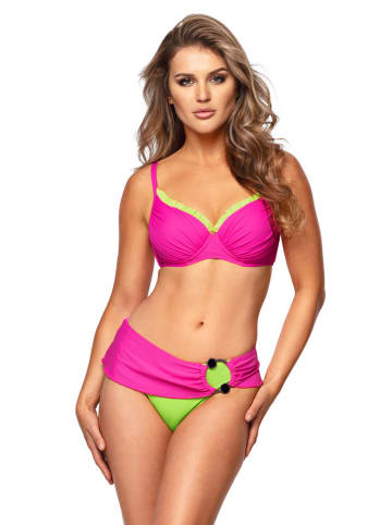 Meriell Club Bikini in Pink/ Grün