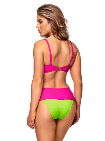 Meriell Club Bikini in Pink/ Grün